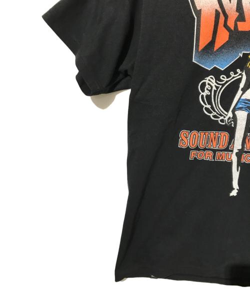 Hysteric Glamour（ヒステリックグラマー）Hysteric Glamour (ヒステリックグラマー) BAD ASS MAMA TOUR Tシャツ ブラック サイズ:L 未使用品の古着・服飾アイテム