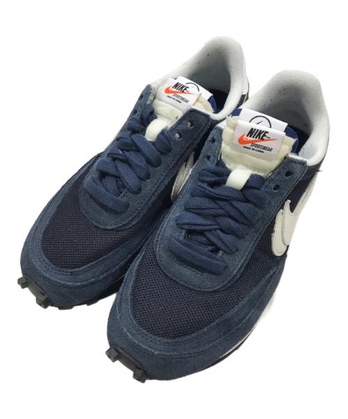 NIKE（ナイキ）NIKE (ナイキ) FRAGMENT (フラッグメント) sacai (サカイ) LD Waffleローカットスニーカー ネイビー サイズ:US7.5/UK6.5/EUR40.5の古着・服飾アイテム