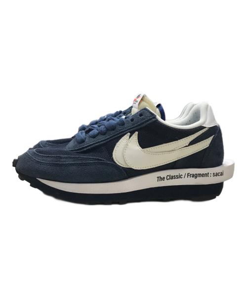 NIKE（ナイキ）NIKE (ナイキ) FRAGMENT (フラッグメント) sacai (サカイ) LD Waffleローカットスニーカー ネイビー サイズ:US7.5/UK6.5/EUR40.5の古着・服飾アイテム