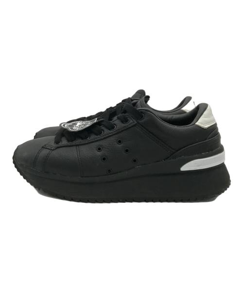 Onitsuka Tiger（オニツカタイガー）Onitsuka Tiger (オニツカタイガー) LAWNSHIP PF ローカットスニーカー ブラック サイズ:24cmの古着・服飾アイテム