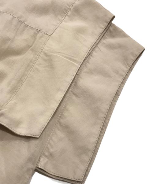 Spick and Span（スピック＆スパン）Spick and Span (スピック＆スパン) ボイルピンタックワンピース ベージュ サイズ:表記なしの古着・服飾アイテム