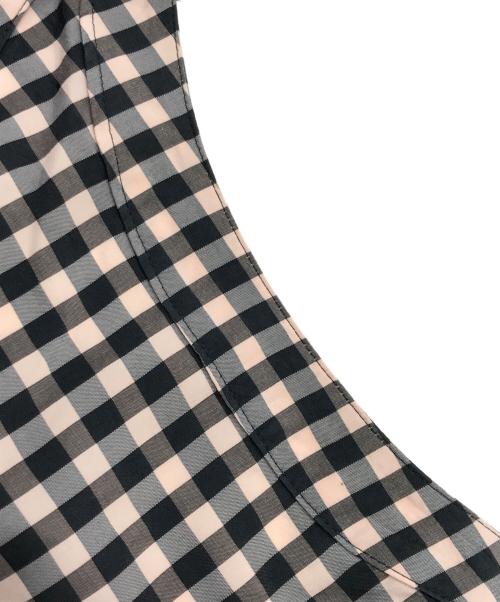 Diagram GRACE CONTINENTAL（ダイアグラム グレースコンチネンタル）Diagram GRACE CONTINENTAL (ダイアグラム グレースコンチネンタル) ギンガムチェックブワンピース ピンク×ブラック サイズ:36の古着・服飾アイテム