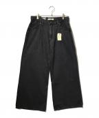 LEVI'Sリーバイス）の古着「BUGGY DAD WIDE LEGデニムパンツ」｜ブラック
