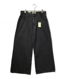 LEVI'S（リーバイス）の古着「BUGGY DAD WIDE LEGデニムパンツ」｜ブラック