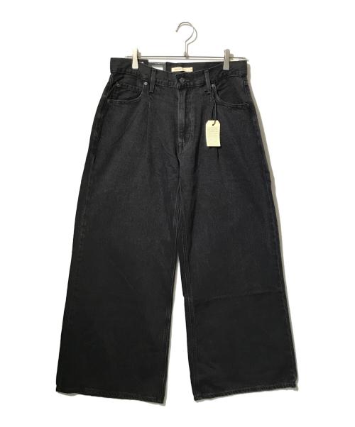LEVI'S（リーバイス）LEVI'S (リーバイス) BUGGY DAD WIDE LEGデニムパンツ ブラック サイズ:28の古着・服飾アイテム