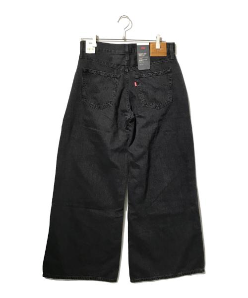 LEVI'S（リーバイス）LEVI'S (リーバイス) BUGGY DAD WIDE LEGデニムパンツ ブラック サイズ:28の古着・服飾アイテム