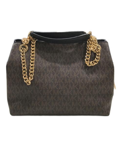 MICHAEL KORS（マイケルコース）MICHAEL KORS (マイケルコース) シグネチャーショルダーバッグ ブラウンの古着・服飾アイテム