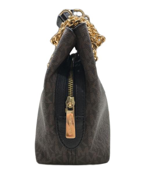 MICHAEL KORS（マイケルコース）MICHAEL KORS (マイケルコース) シグネチャーショルダーバッグ ブラウンの古着・服飾アイテム