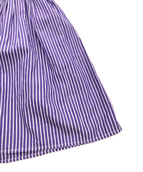 POLO RALPH LAUREN（ポロ・ラルフローレン）POLO RALPH LAUREN (ポロ・ラルフローレン) ベルト付きプリーツワンピース パープル サイズ:16の古着・服飾アイテム