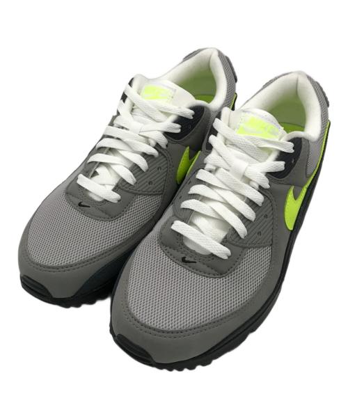 NIKE（ナイキ）NIKE (ナイキ) エア マックス 90 グレー×グリーン サイズ:28.5cmの古着・服飾アイテム