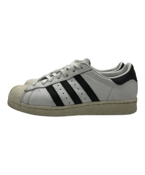 adidas（アディダス）adidas (アディダス) SUPERSTAR 82 ホワイト×ブラック サイズ:US10/UK9 1/2/FR44の古着・服飾アイテム
