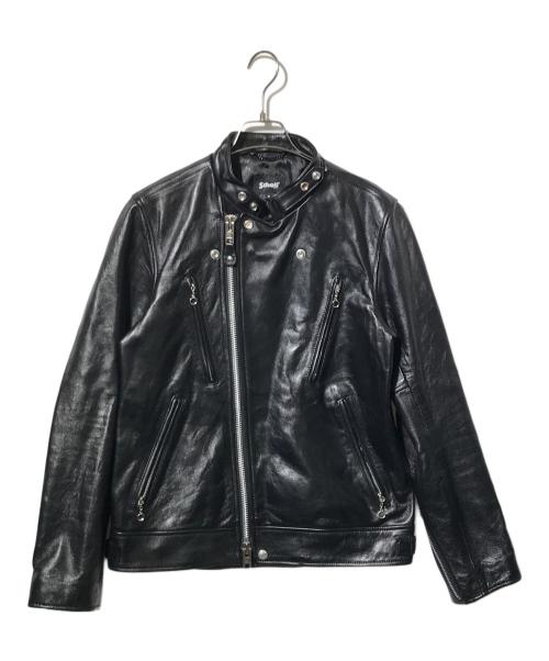 Schott（ショット）Schott (ショット) DOUBLE BREAST RIDERS ブラック サイズ:Mの古着・服飾アイテム