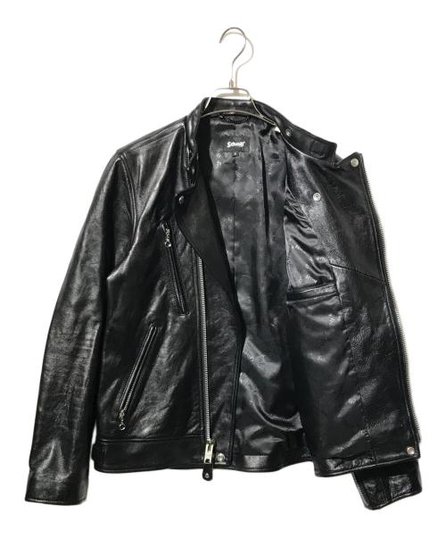 Schott（ショット）Schott (ショット) DOUBLE BREAST RIDERS ブラック サイズ:Mの古着・服飾アイテム