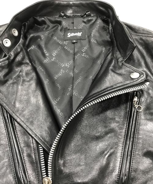 Schott（ショット）Schott (ショット) DOUBLE BREAST RIDERS ブラック サイズ:Mの古着・服飾アイテム