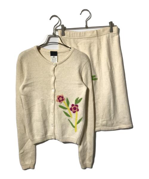 DOLCE & GABBANA（ドルチェ＆ガッバーナ）DOLCE & GABBANA (ドルチェ＆ガッバーナ) セットアップニット ベージュ サイズ:40の古着・服飾アイテム