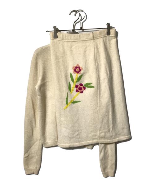 DOLCE & GABBANA（ドルチェ＆ガッバーナ）DOLCE & GABBANA (ドルチェ＆ガッバーナ) セットアップニット ベージュ サイズ:40の古着・服飾アイテム