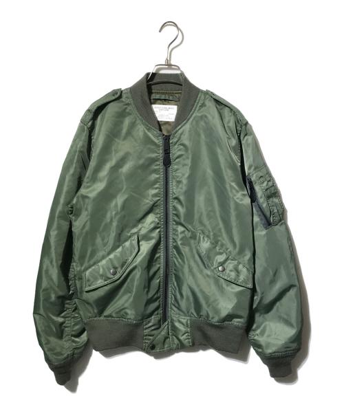 AVIREX（アヴィレックス）AVIREX (アヴィレックス) L-2 COMMERCIAL フライトジャケット グリーン サイズ:Ⅼの古着・服飾アイテム
