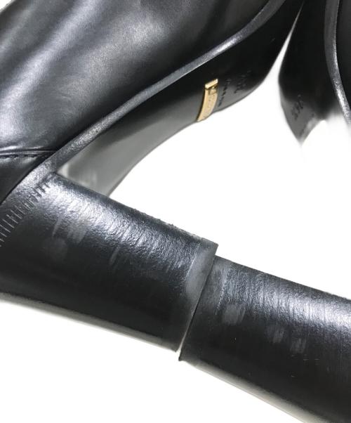 GUCCI（グッチ）GUCCI (グッチ) ホースビット スエード レザー パンプス ブラック サイズ:34１/2の古着・服飾アイテム