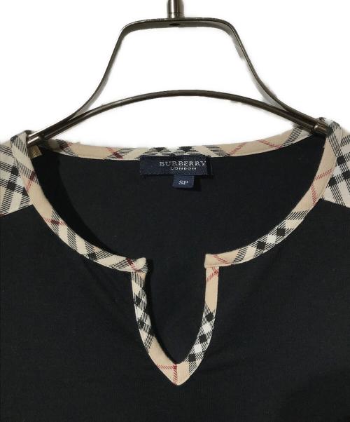 BURBERRY LONDON（バーバリーロンドン）BURBERRY LONDON (バーバリーロンドン) 半袖カットソー ブラック サイズ:SIZE SPの古着・服飾アイテム