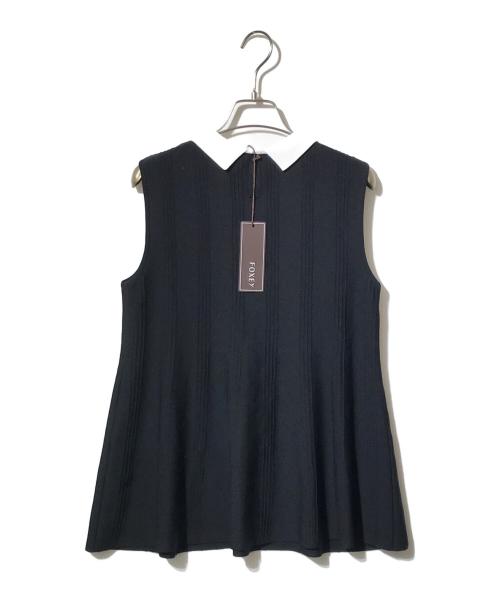 FOXEY（フォクシー）FOXEY (フォクシー) Knit Top “Primadonna ブラック サイズ:38の古着・服飾アイテム