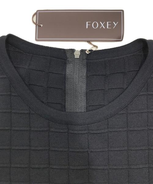 FOXEY（フォクシー）FOXEY (フォクシー) MODERN GRID ブラック サイズ:38 未使用品の古着・服飾アイテム