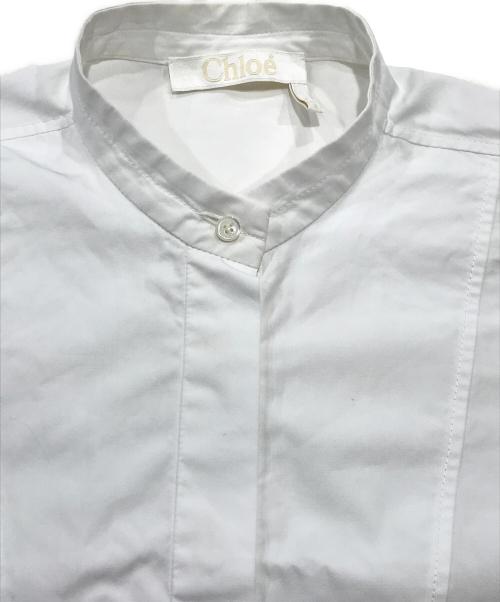 Chloe（クロエ）Chloe (クロエ) プルオーバー ドレスシャツ ホワイト サイズ:34の古着・服飾アイテム