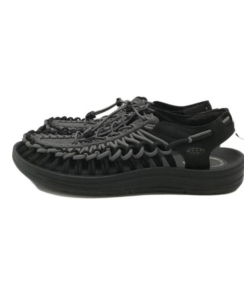 KEEN（キーン）KEEN (キーン) ユニークサンダル グレー×ブラック サイズ:27.5㎝の古着・服飾アイテム