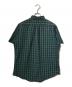 POLO RALPH LAUREN (ポロ・ラルフローレン) シアサッカー半袖シャツ/コットンチェックシャツ グリーン サイズ:L：7000円