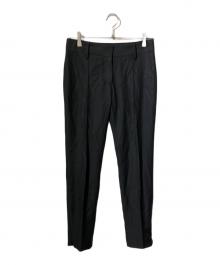 BALENCIAGA（バレンシアガ）の古着「ストレートスリムパンツ/スラックス」｜ブラック