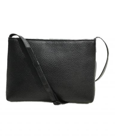 中古・古着通販】HushTug (ハッシュタグ) レザーサコッシュ ブラック