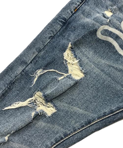 ICE CREAM（アイスクリーム）ICE CREAM (アイスクリーム) Running Dog Jeans/ダメージジーンズ インディゴ サイズ:34の古着・服飾アイテム
