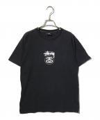 stussyステューシー）の古着「プリントTシャツ」｜ブラック