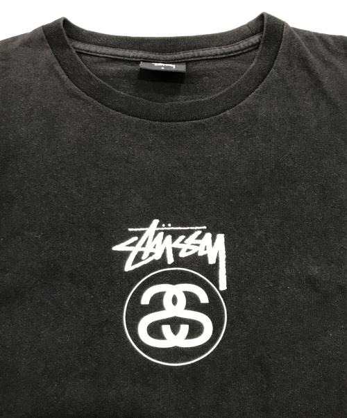 stussy（ステューシー）stussy (ステューシー) プリントTシャツ ブラック サイズ:Sの古着・服飾アイテム