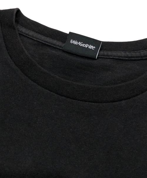 stussy（ステューシー）stussy (ステューシー) プリントTシャツ ブラック サイズ:Sの古着・服飾アイテム
