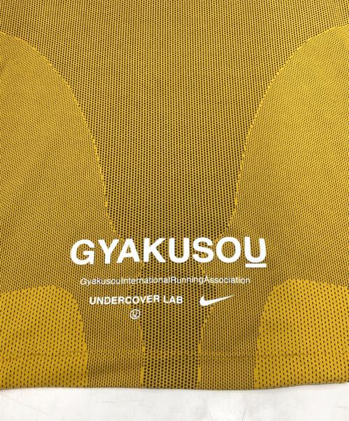 NIKE（ナイキ）NIKE (ナイキ) UNDERCOVER (アンダーカバー) GYAKUSOU (ギャクソウ) ハーフジップシャツ ホワイト×ブラウン サイズ:Lの古着・服飾アイテム