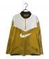 NIKE（ナイキ）の古着「ハーフジップシャツ」｜ホワイト×ブラウン