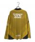 NIKE (ナイキ) UNDERCOVER (アンダーカバー) GYAKUSOU (ギャクソウ) ハーフジップシャツ ホワイト×ブラウン サイズ:L：10000円