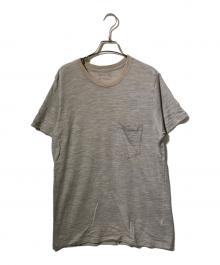 BROWN by 2-tacs（ブラウンバイツータックス）の古着「ポケットTシャツ」｜ブラウン