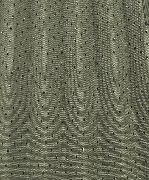 me ISSEY MIYAKE（ミーイッセイ ミヤケ）me ISSEY MIYAKE (ミーイッセイ ミヤケ) トランクプリーツバッグ オリーブの古着・服飾アイテム