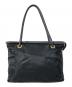 中古・古着 CELINE (セリーヌ) サークルロゴナイロントートバッグ ブラック：9000円