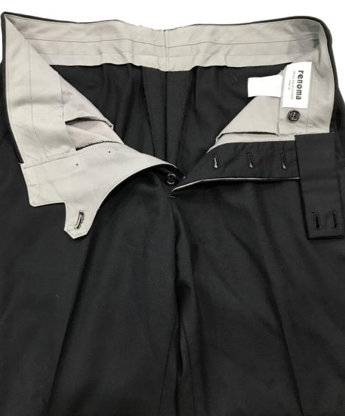 renoma（レノマ）renoma (レノマ) バックアジャスターワイドパンツ ネイビー サイズ:2の古着・服飾アイテム