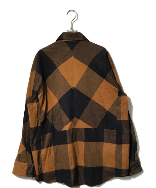OVERCOAT（オーバーコート）OVERCOAT (オーバーコート) フランネルシャツ ブラウン サイズ:Mの古着・服飾アイテム