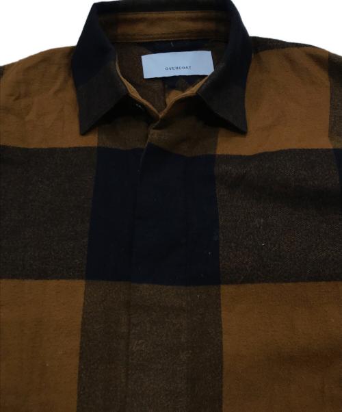OVERCOAT（オーバーコート）OVERCOAT (オーバーコート) フランネルシャツ ブラウン サイズ:Mの古着・服飾アイテム