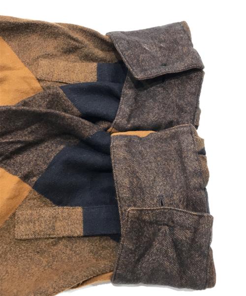 OVERCOAT（オーバーコート）OVERCOAT (オーバーコート) フランネルシャツ ブラウン サイズ:Mの古着・服飾アイテム