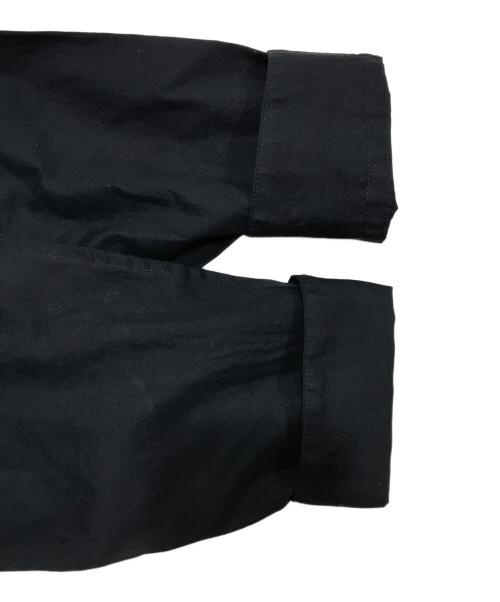 sulvam（サルバム）sulvam (サルバム) BODY OVERLAP STAND COLLAR SHIRT ブラック サイズ:Mの古着・服飾アイテム
