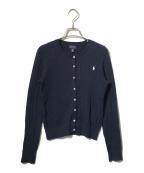 POLO RALPH LAURENポロ・ラルフローレン）の古着「ケーブルニットカーディガン」｜ネイビー