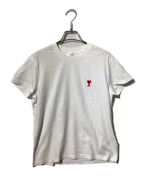 ami（アミ）ami (アミ) ロゴTシャツ ホワイト サイズ:ＸＳの古着・服飾アイテム