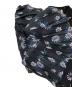 中古・古着 KENZO (ケンゾー) 花柄フレアスリーブシアーシャツ/半袖シャツ ネイビー サイズ:34：6000円