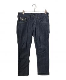 TRUE RELIGION（トゥルー レリジョン）の古着「JACK スタッズデニムパンツ」｜インディゴ