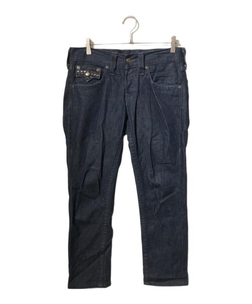 TRUE RELIGION（トゥルー レリジョン）TRUE RELIGION (トゥルー レリジョン) JACK スタッズデニムパンツ インディゴ サイズ:W29の古着・服飾アイテム